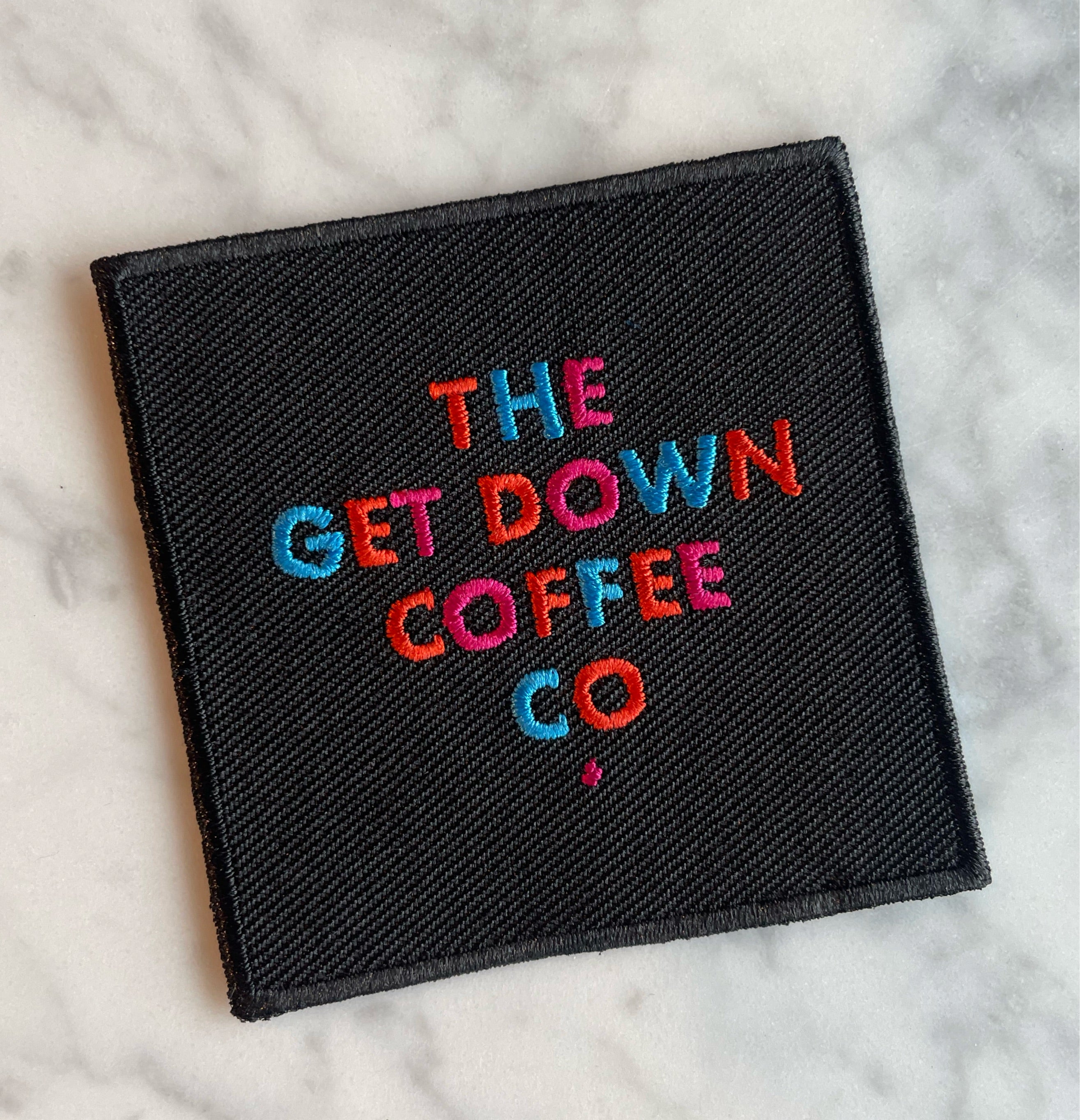 The Get Down Coffee Co. Sew-On Patch